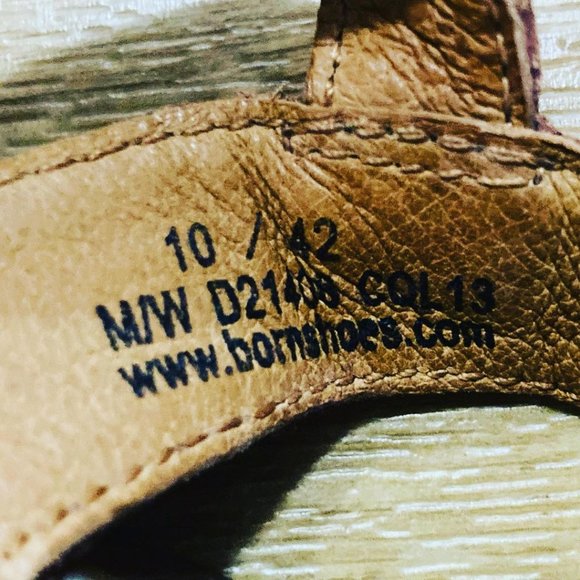 BORN Leather Sandals Size 10 - Picture 5 of 5